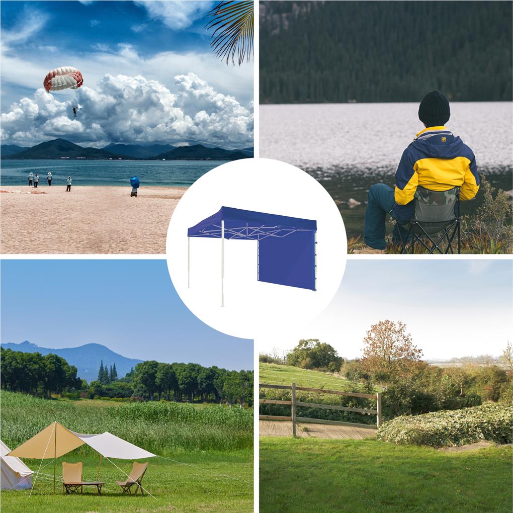 Pop Up CanAmendments-Abri instantané stable professionnel léger, gazébo, tentes, gril d'ombrage, météo, jardin, 02/10/2018