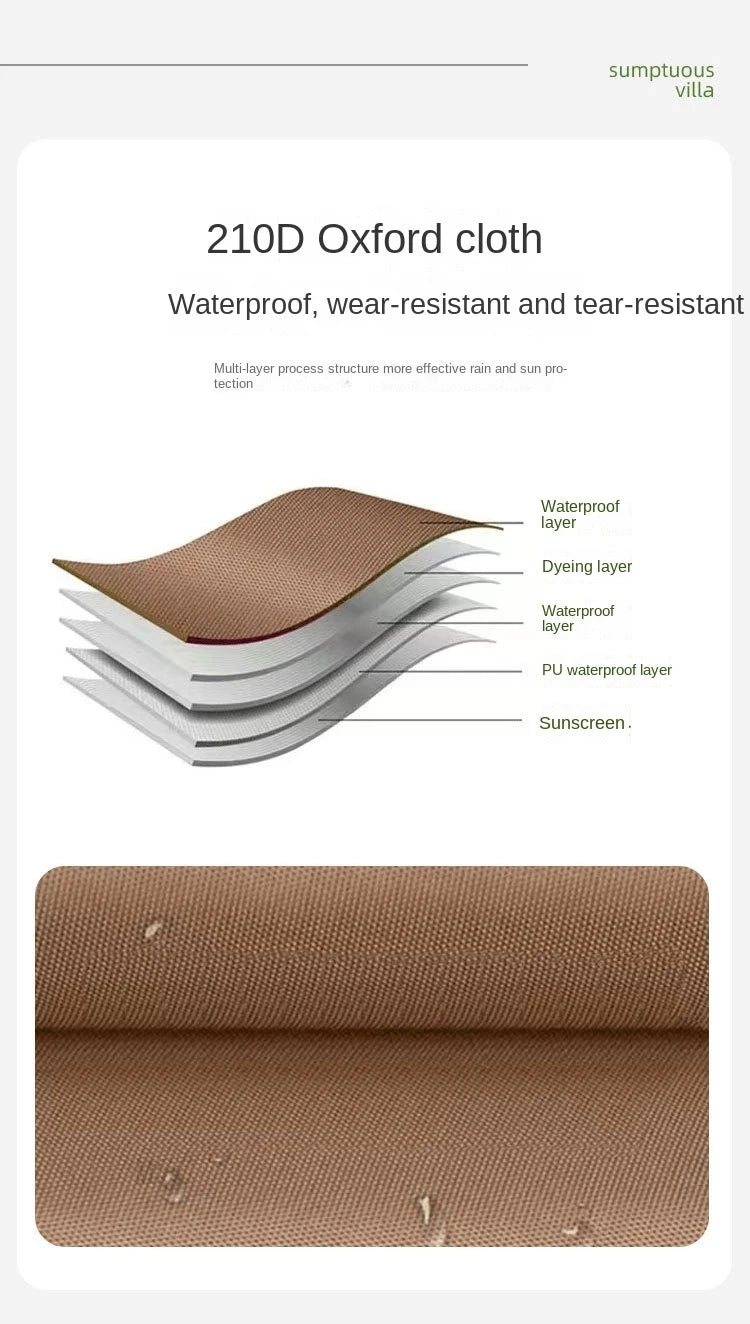 Tent Outdoor Two Rooms and One Living Room 4-8-12 People Camping Villa Sunproof Rainproof Thickened Tent Camping Supplies
