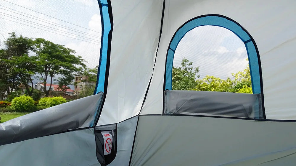 8 10 12 Person Large Family Camping Tent Waterproof Outdoor Cabin Shelter for Spacious Group Camping Events Marquee