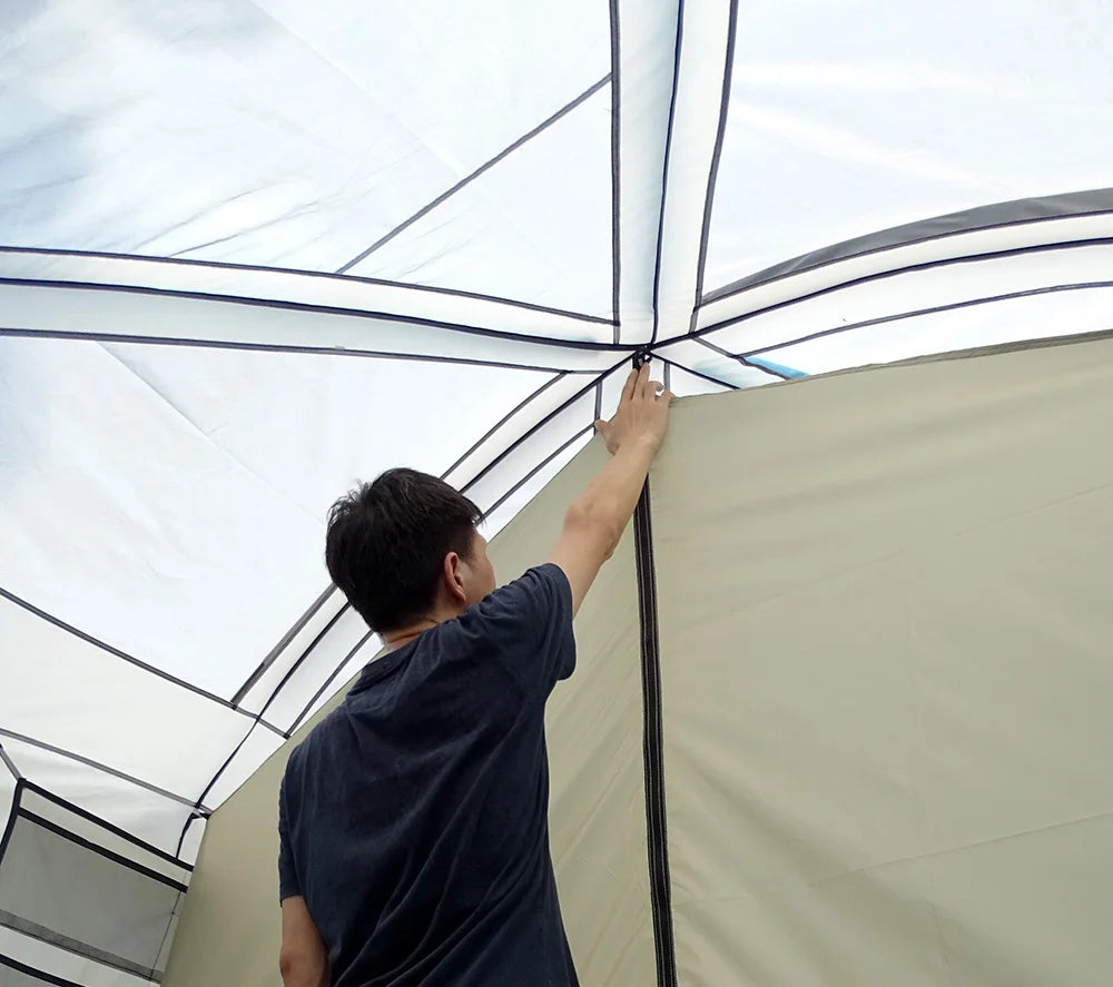 8 10 12 Person Large Family Camping Tent Waterproof Outdoor Cabin Shelter for Spacious Group Camping Events Marquee
