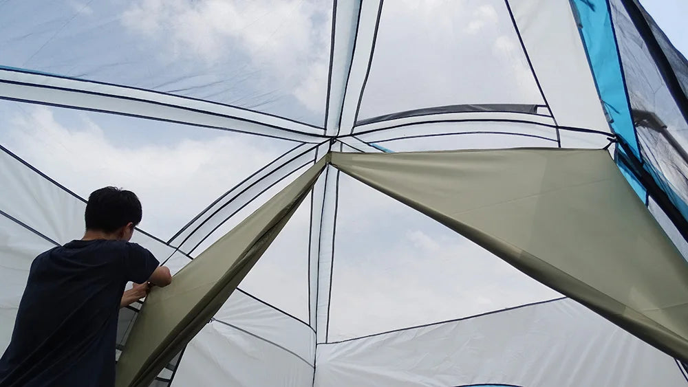 8 10 12 Person Large Family Camping Tent Waterproof Outdoor Cabin Shelter for Spacious Group Camping Events Marquee