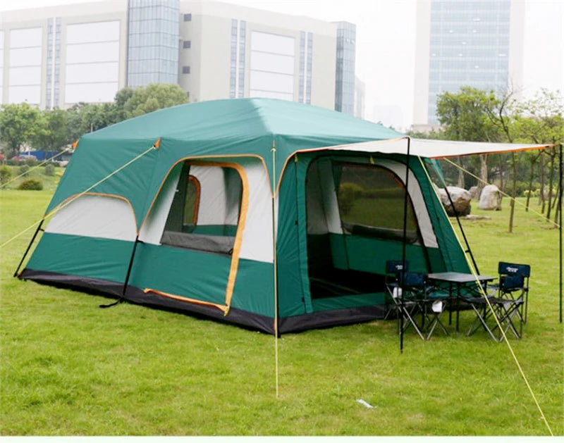8 10 12 Person Large Family Camping Tent Waterproof Outdoor Cabin Shelter for Spacious Group Camping Events Marquee