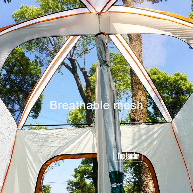 8 10 12 Person Large Family Camping Tent Waterproof Outdoor Cabin Shelter for Spacious Group Camping Events Marquee