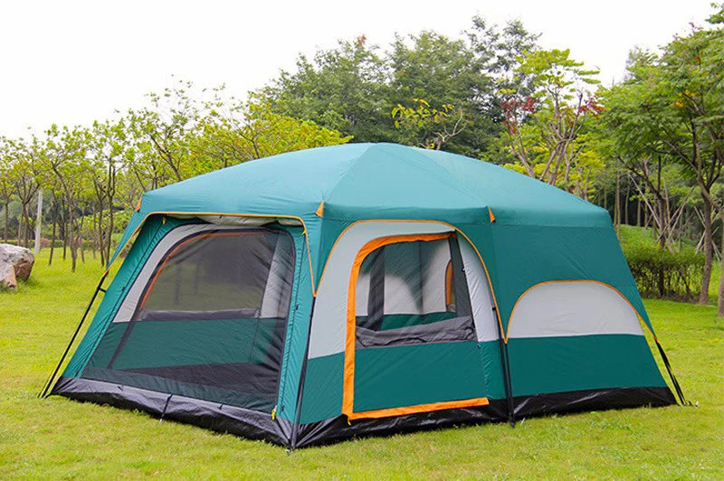 8 10 12 Person Large Family Camping Tent Waterproof Outdoor Cabin Shelter for Spacious Group Camping Events Marquee