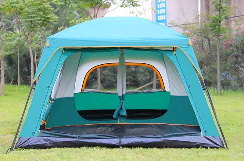8 10 12 Person Large Family Camping Tent Waterproof Outdoor Cabin Shelter for Spacious Group Camping Events Marquee