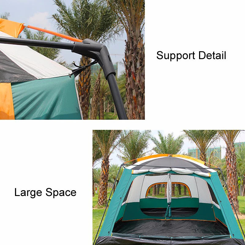 8 10 12 Person Large Family Camping Tent Waterproof Outdoor Cabin Shelter for Spacious Group Camping Events Marquee