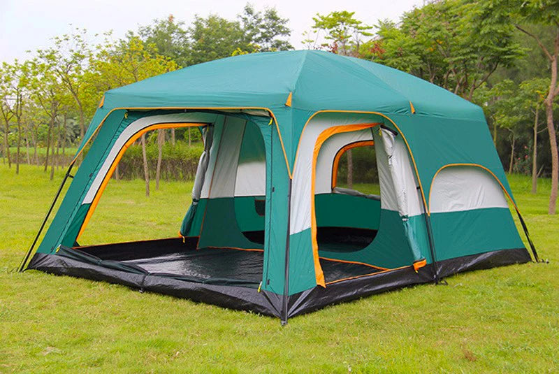 8 10 12 Person Large Family Camping Tent Waterproof Outdoor Cabin Shelter for Spacious Group Camping Events Marquee