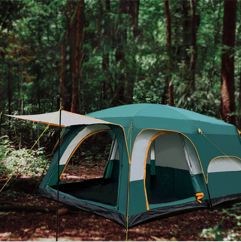 6 - 10 People Family Tour Hiking Picnic Rain-proof Mosquito-proof Wind-proof Camping Tent Outdoor  2 Rooms tent