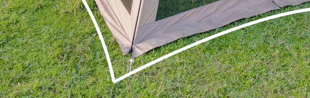 Outdoor Camping Mosquito Nets Tents 6-15 Person Rainproof Silver Glue Sunscreen Beach Picnic Sunshade Canopy Camping Equipment