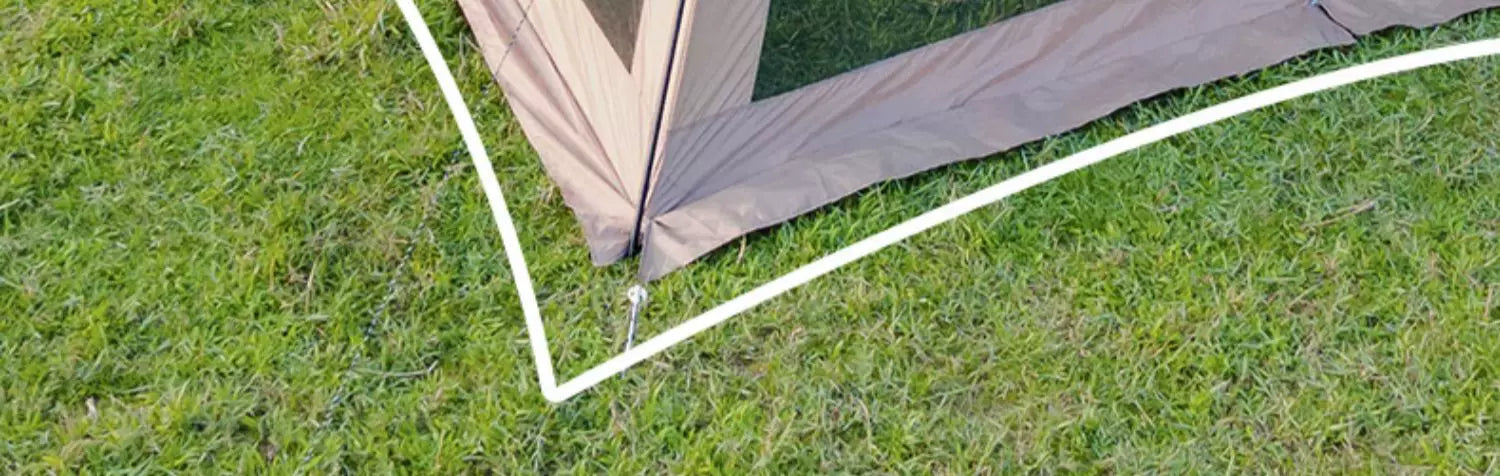 Outdoor Camping Mosquito Nets Tents 6-15 Person Rainproof Silver Glue Sunscreen Beach Picnic Sunshade Canopy Camping Equipment