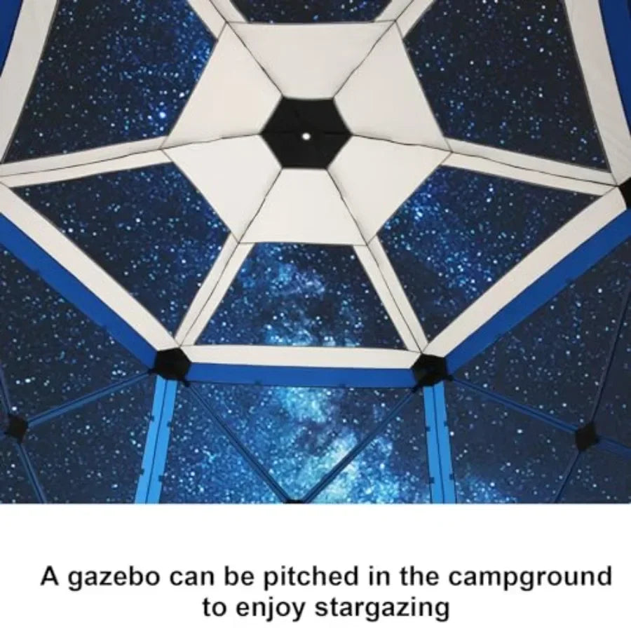 12x12 FT Pop Up  Stargazing Tent Gazebos On Clearance with Removable Roof  Sned in Gazebo Sn Tents Portable carpas para Patio f