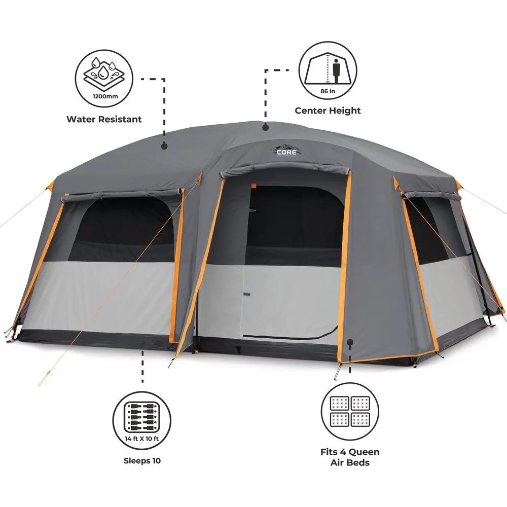 Tent for Family Camping 10 Person 11 Person 12 Person Large Multi Room Cabin Tents for Car Camping amp Outdoor Adventures
