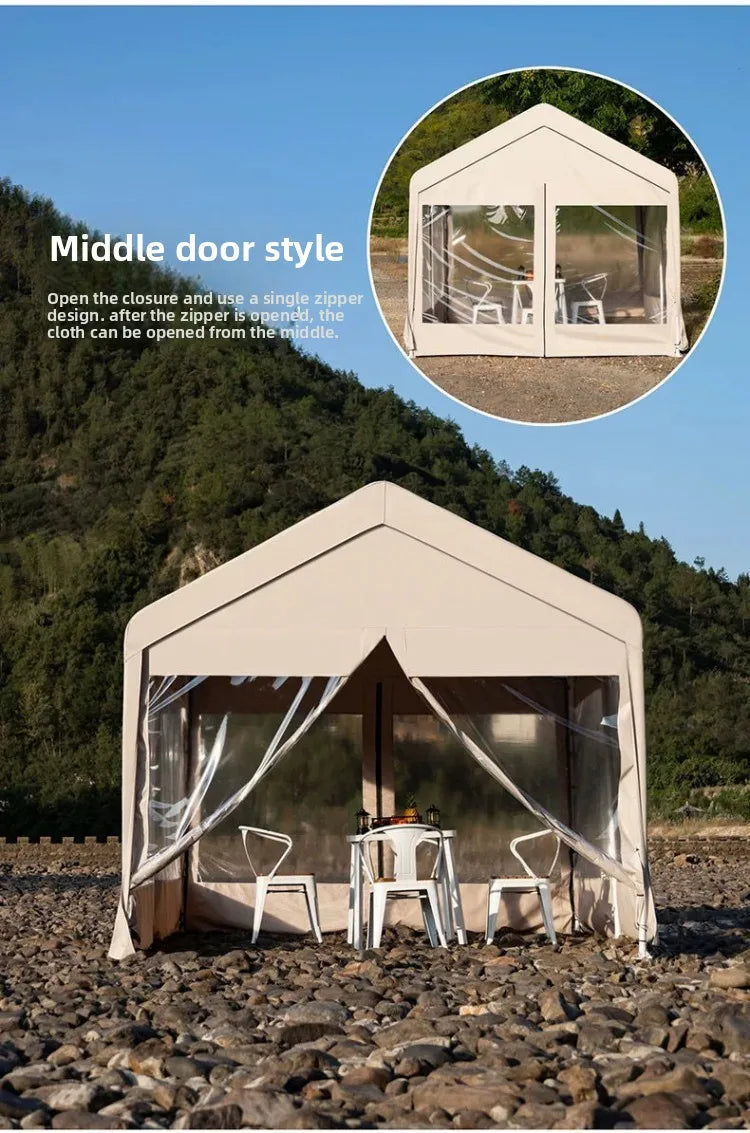 Large Event Tents, 6x3m, 6x4m, 6x5m Tents, Suitable for Camping, Night Markets, Events, Accommodating 12 to 30 People