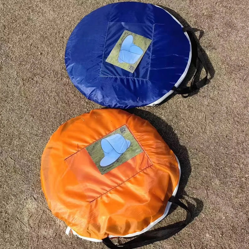 Outdoor Oval-Shaped Fully Automatic Quick-Opening Tent Portable Beach Tent Shade Shelter UV Protection Camping Tent Useful Tent