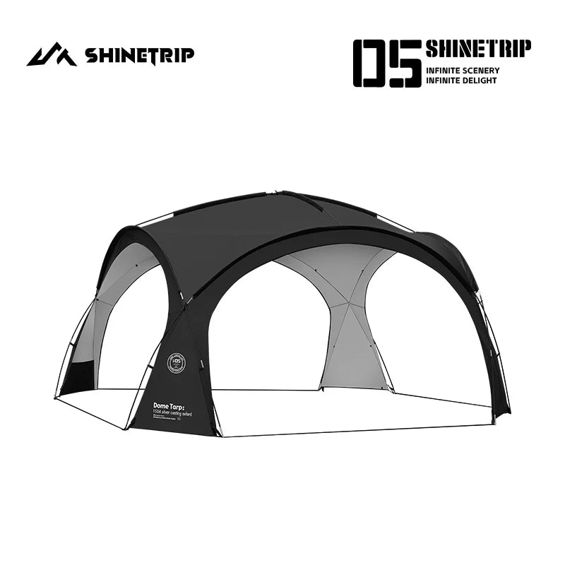 Outdoor Camping Bib Mesh Tent Accessories ShineTrip Silver-Coated Waterproof Customizable Modular Tent System Dome Shelter Parts