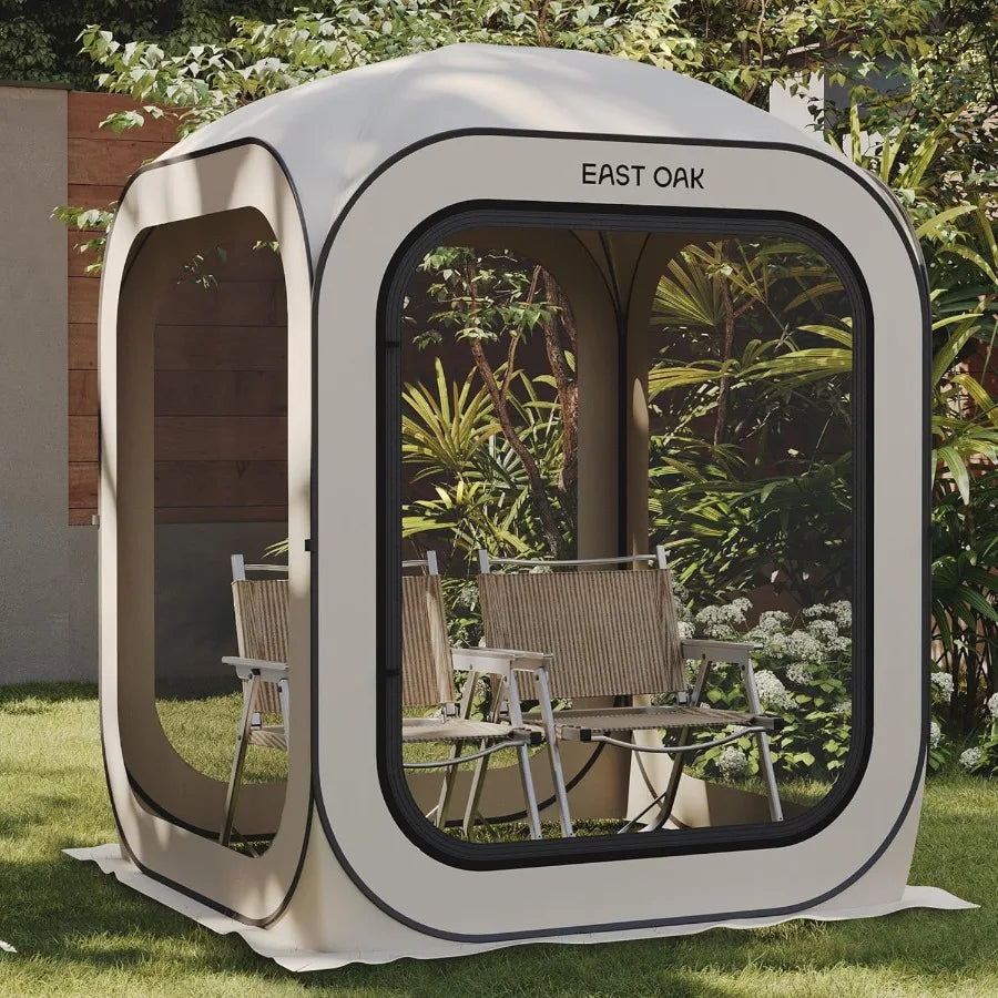 Screen House Tent Pop-Up Portable Screen Room Canopy Instant Screen Tent 4 x 4 FT with Carry Bag for Patio Backyard Deck Outdoo