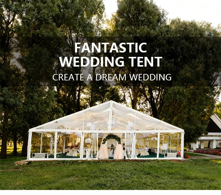 Luxury White Big Large Marquee Tipi Tents 100 150 200 300 500 People Outdoor Party Wedding Tent