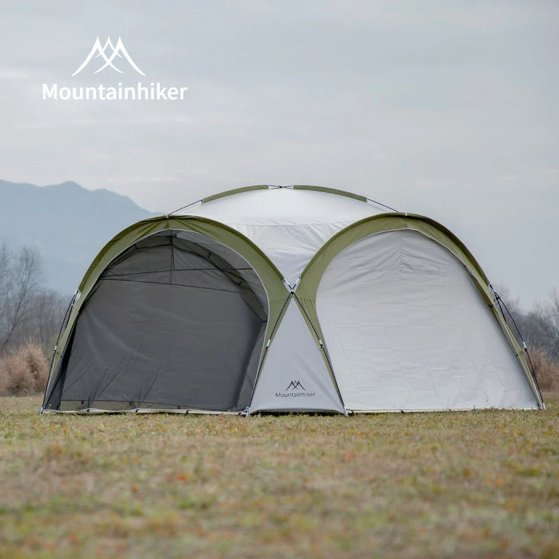 MOUNTAINHIKER 8-10 Person Outdoor Camping Dome Tents Light Luxury Round Gazebo Big Canopy Large Awning Pergola House