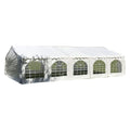 20'x40' Heavy Duty PVC Cover Outdoor Gazebo Event Shelter Carport Tent with Removable Sidewalls for Wedding Party Activities