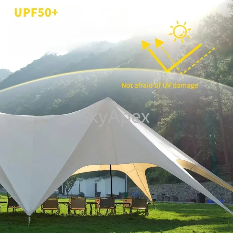 Tente de réception extérieure robuste, résistante aux UV, imperméable et coupe-vent, 10m, 15m, 20m, pour mariages et événements