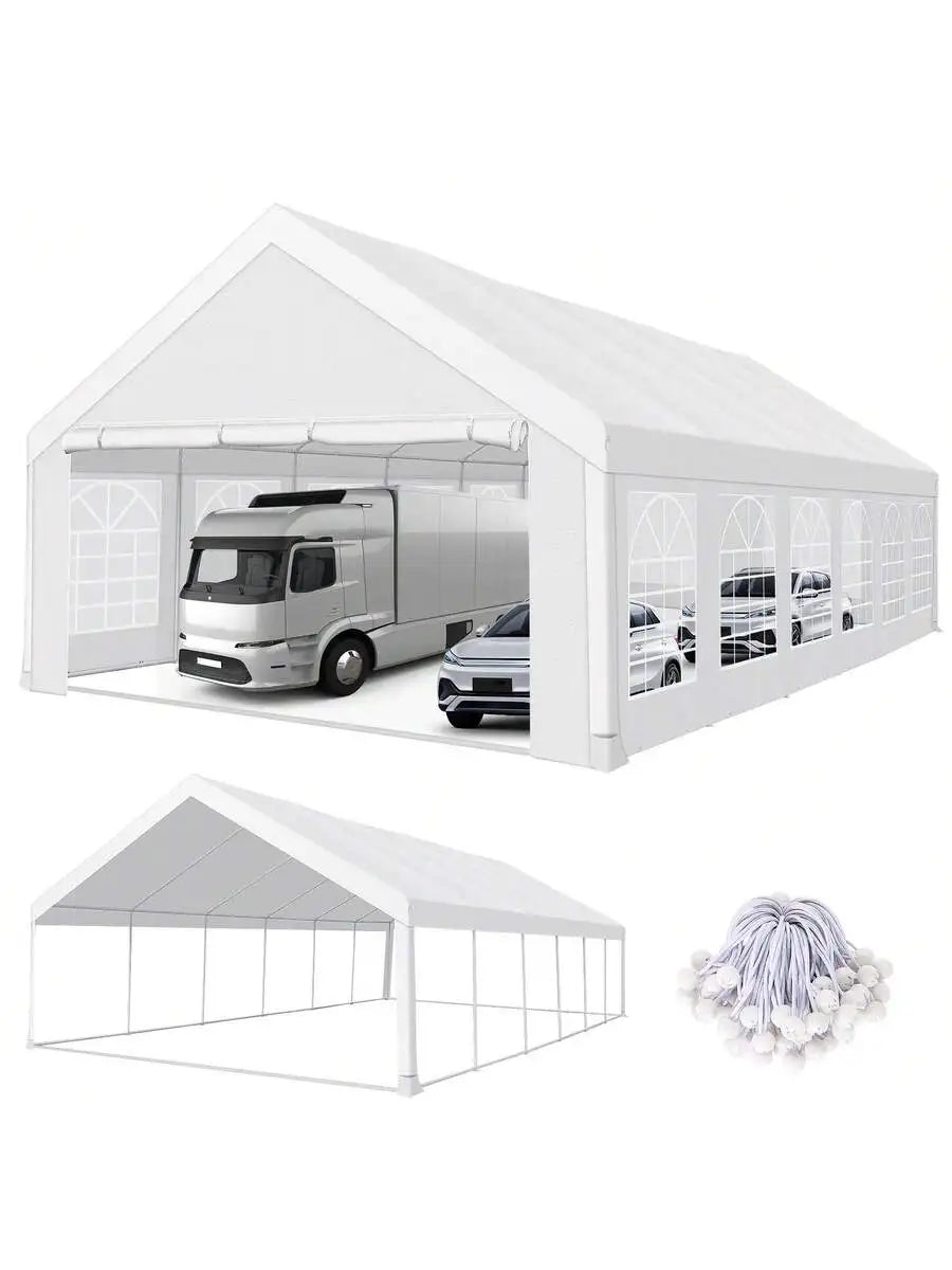 20x40 Ft Heavy Duty Outdoor Party Tent With Removable Sidewalls UV50+ Waterproof Canopy