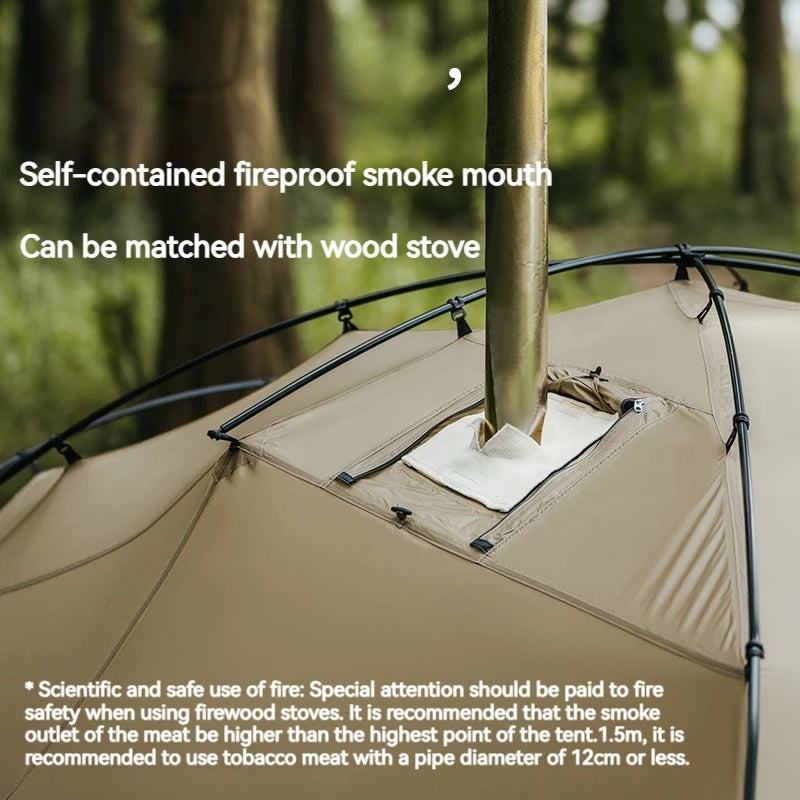 Naturehike SOLO Camping Tent Ultralight Silicon Coated Outdoor 4 Seasons Tents Waterproof 15D Nylon Double Layer Hiking Tent