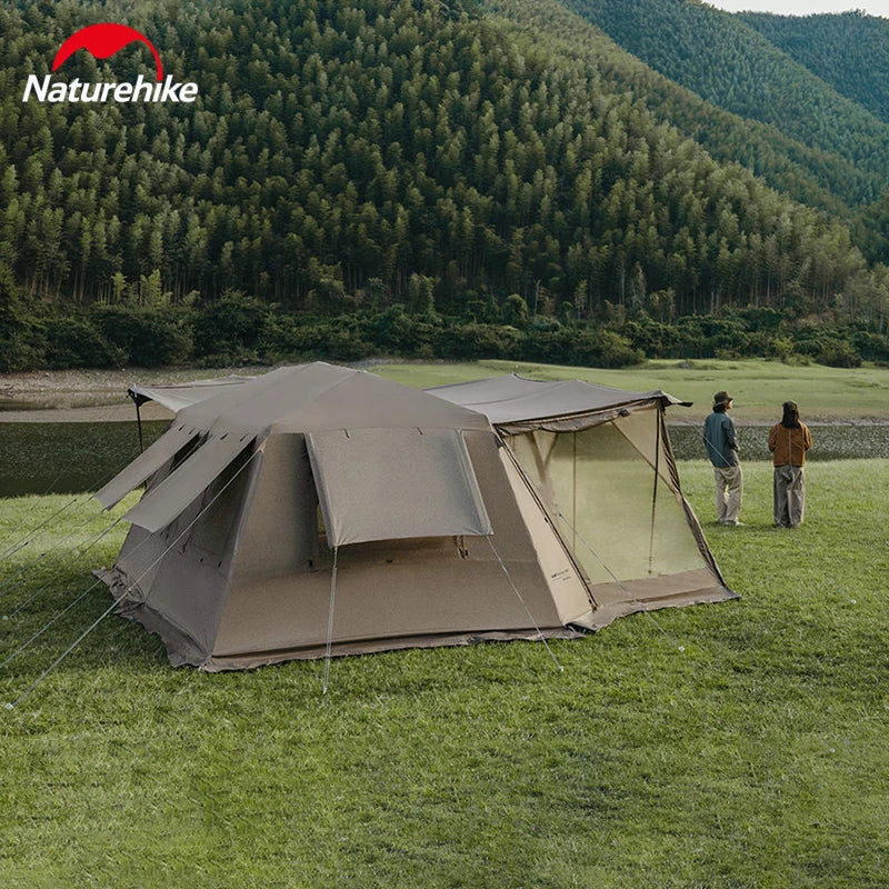 Naturehike Village 13㎡ Automatic Tent Camping Quick Opening Tents UPF50+ Breathable Tent PU2000mm Outdoor Travel For 4 Seasons