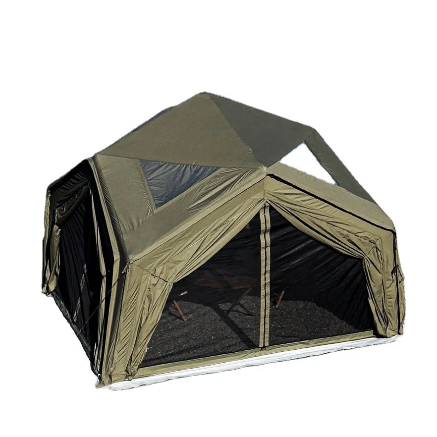 Hot sale! Large Luxury Waterproof Durable Inflatable Outdoor Camping  Tent  For 8-10 Persons- Limited time discount