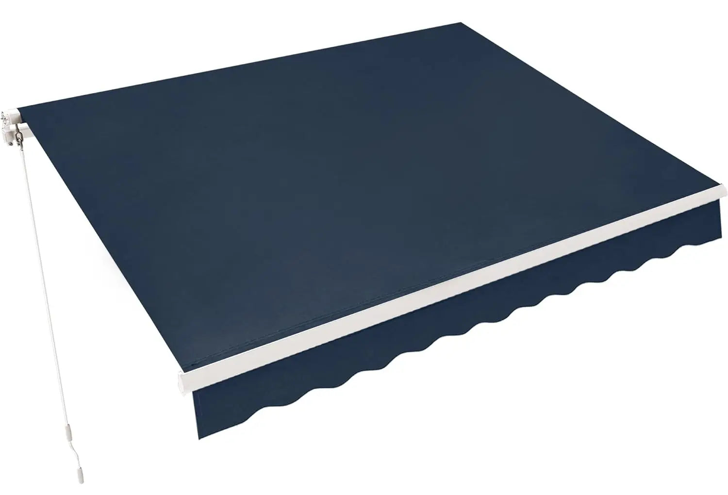 9.9x7.8 Feet Manual Retractable Patio Door Window Awning Sunshade Shelter Outdoor Canopy, Customized