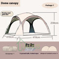 Oversized Outdoor Yurt Dome Canopy,UV Protection,Waterproof Camping Shelter,Outdoor Sun Shade,Tent