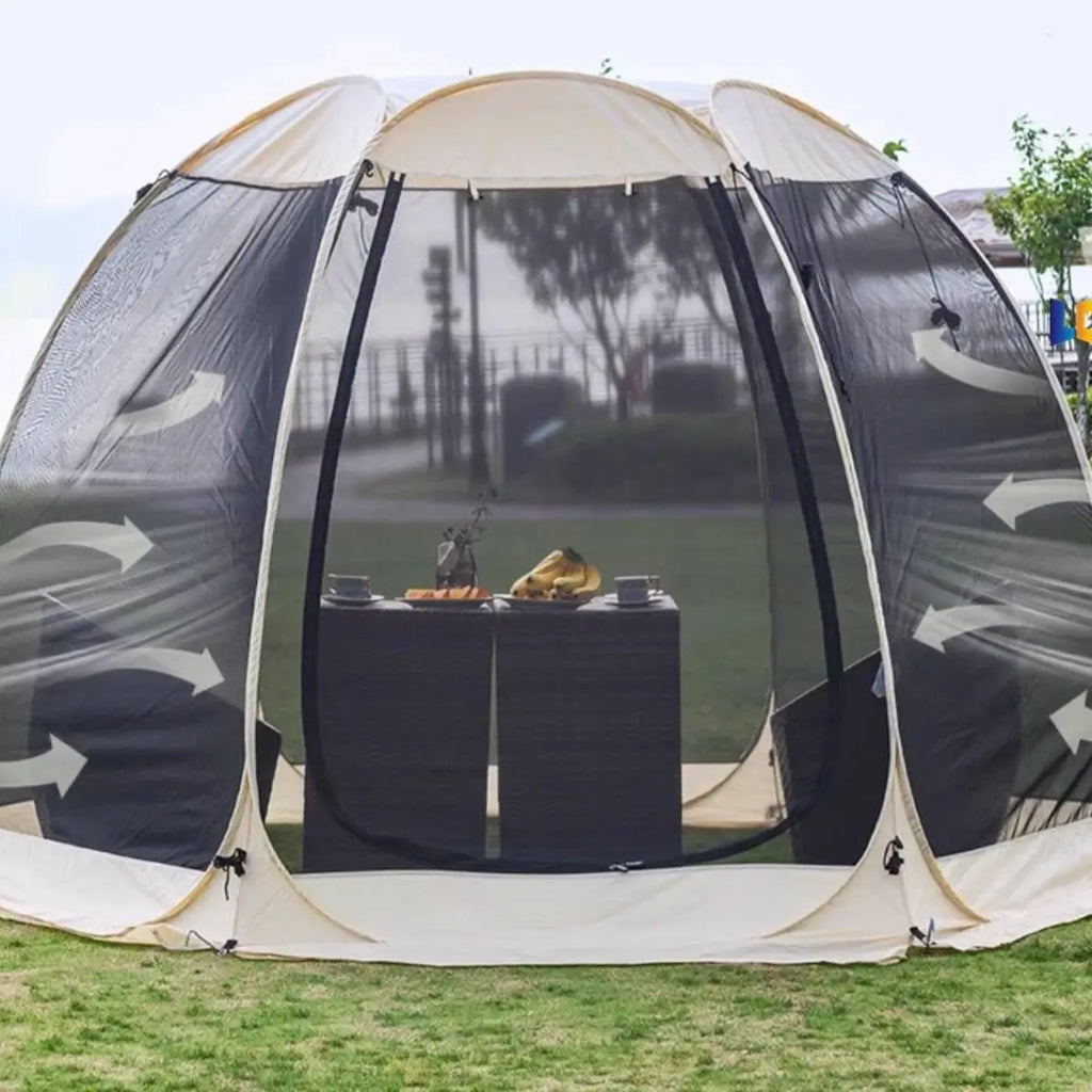 Hot Sale 6 Sided Mesh Screen Party Tent Durable Waterproof Outdoor Tent for Camping Backyard Garden Party