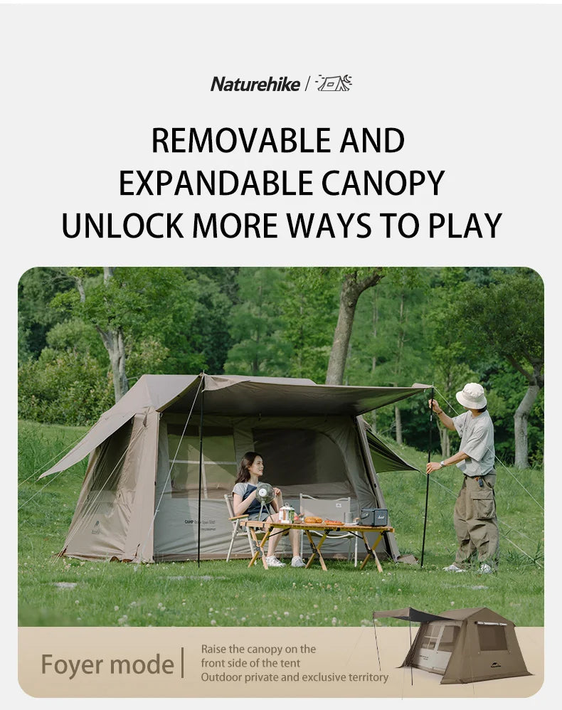 Naturehike Village 6.0 The Second Generation Quick Open Tent Family Automatic Tent for Camping Outdoor