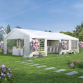 20'x30' Party Tent Heavy Duty, Large Wedding Event Tent with Removable Sidewalls & 4 Sand Bags, Event Canopy Shelter, Custom