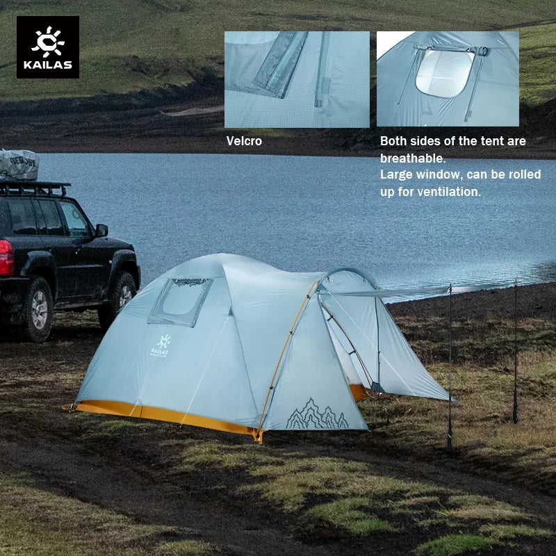 KAILAS STAR NIGHT III Tent Hiking Ultralight 3-4 Person Double Layer Windproof Outdoor Camping Waterproof Tourist Tent KT2203213