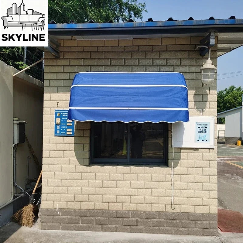 Creative Gazebos for Outdoor Window Rain Proof Canopy Simple Retractable Folding Pergola Outdoor Balcony Eaves Gazebo