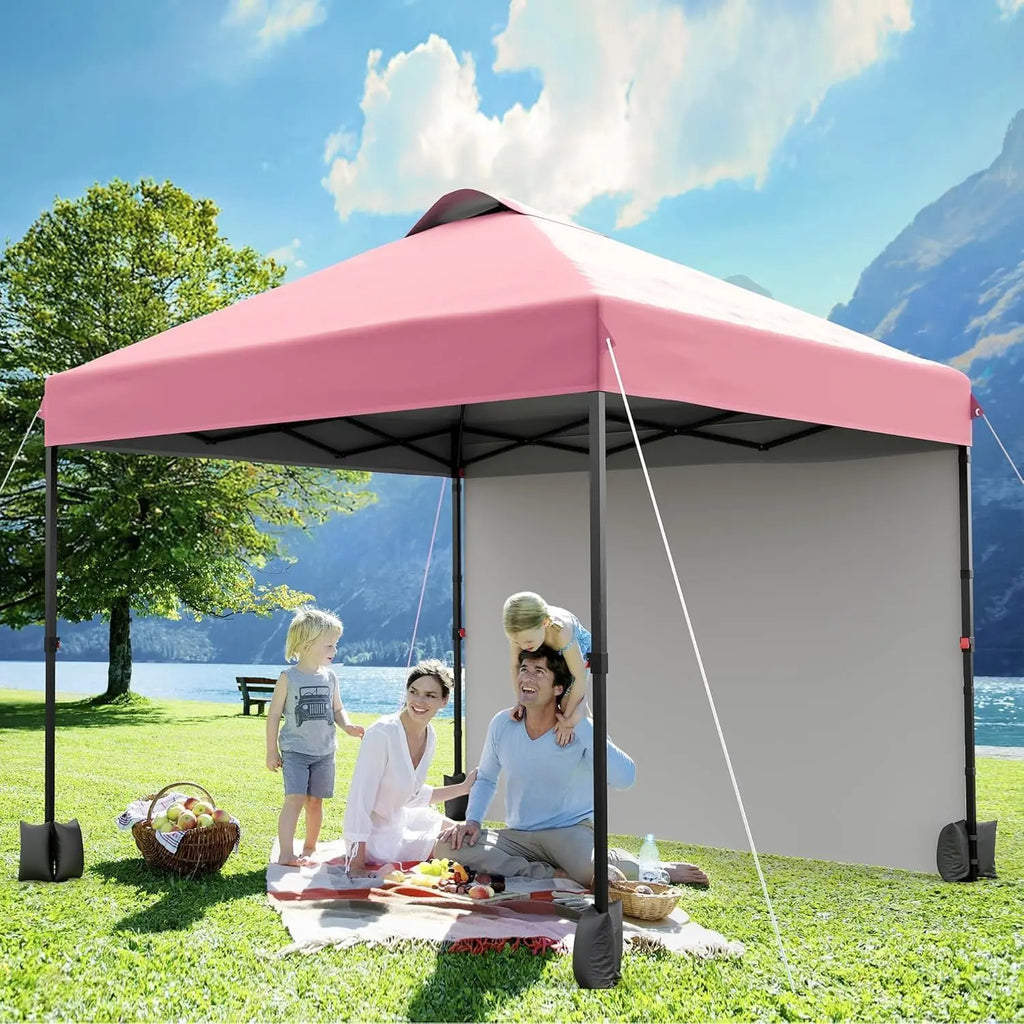 10x10FT Instant Pop-Up Gazebo with Removable Sidewalls, UV Protection & Waterproof Outdoor Canopy, Portable Event Tent for Parties, Weddings, Backyard, Beach, Camping