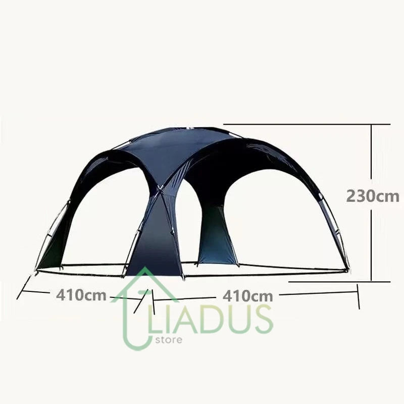 Oversized Outdoor Yurt Dome Canopy,UV Protection,Waterproof Camping Shelter,Outdoor Sun Shade,Tent
