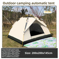 Portable Hexagon Pop Up Tent Outdoor 1 Room 1 Living Space Easy Setup Ventilated Park Camping Canopy Sunshade Party Tent