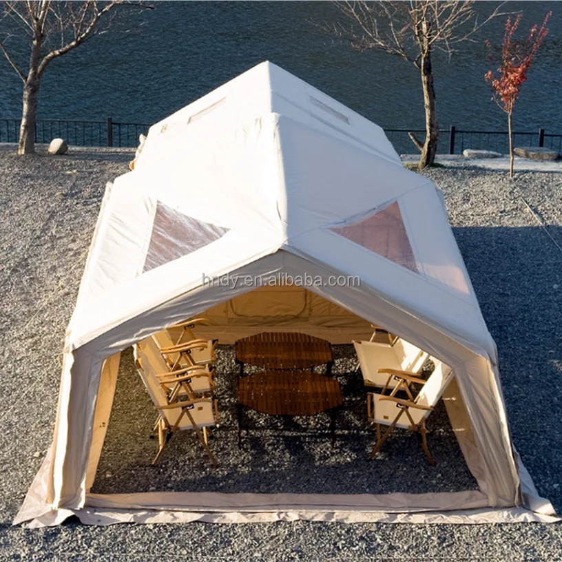 Hot sale! Large Luxury Waterproof Durable Inflatable Outdoor Camping  Tent  For 8-10 Persons- Limited time discount
