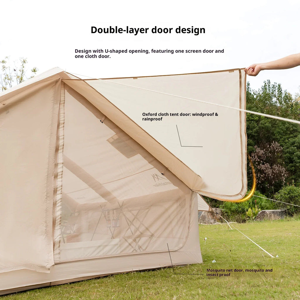 Mountainhiker Outdoor Camping Inflatable Tent Portable Folding Fully Automatic Rainproof Tourism 12 ㎡ Family House