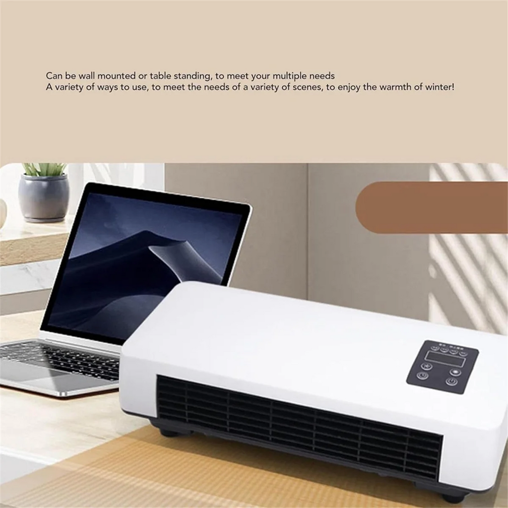 BISM1 Cooling and Heating Dual-Purpose Heater Household Wall-Mounted Electric Heater Small Air Conditioner EU Plug