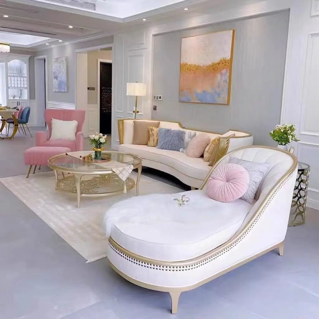 M  light luxury Adela sofa combination model house  light luxury