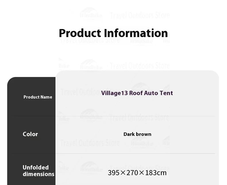 Naturehike Village 13㎡ Automatic Tent Camping Quick Opening Tents UPF50+ Breathable Tent PU2000mm Outdoor Travel For 4 Seasons