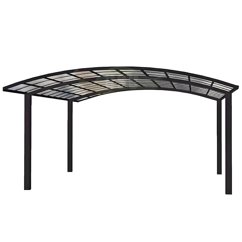 Aluminum Carport Canopy Permanent Outdoor Shelter Waterproof Gazebo Bioclimatic Terrace Shed for Driveway or Patio Protection