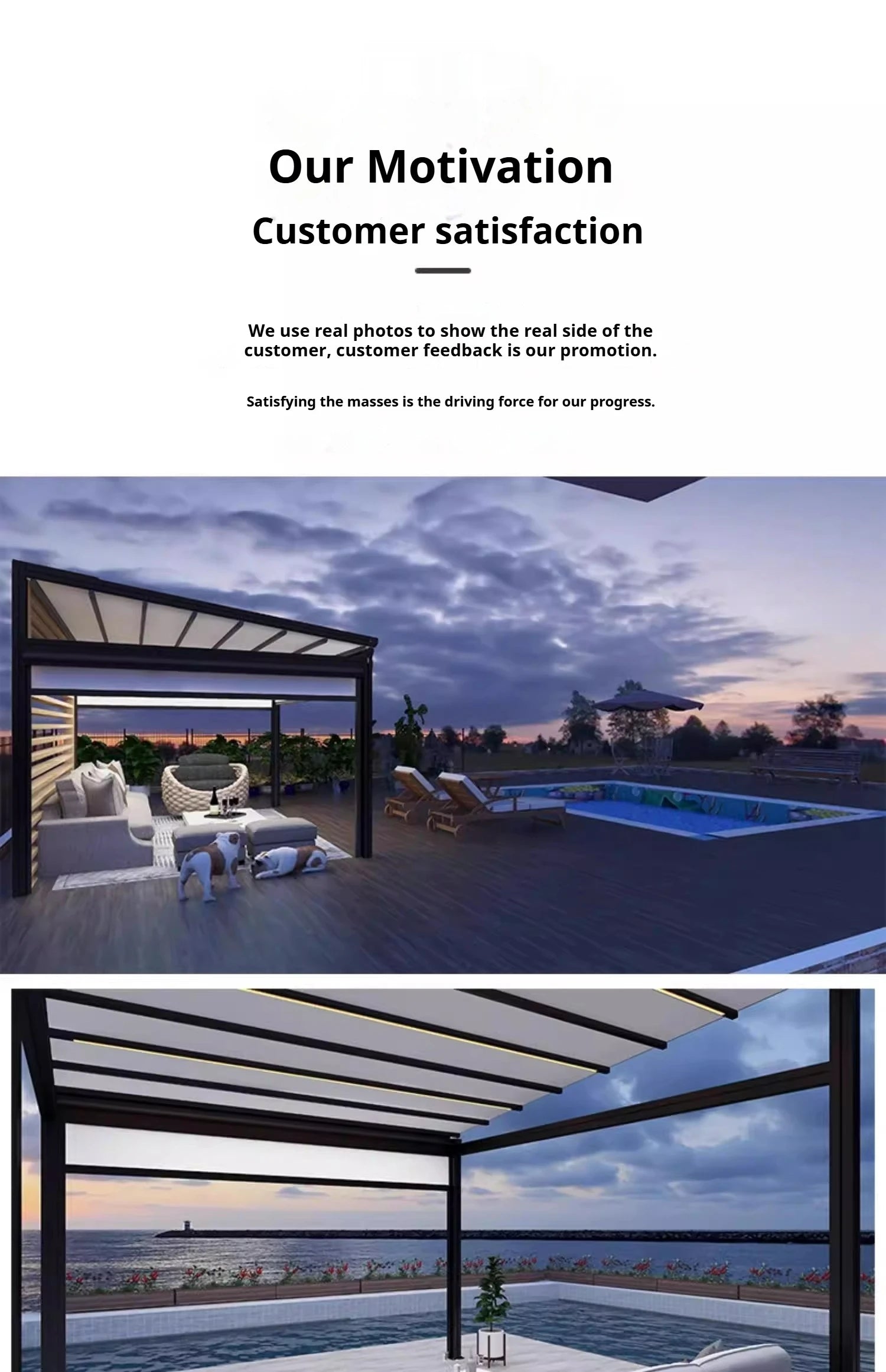 Electric Retractable Awning PVC Folding Canopy Motorized Sunshade Waterproof Patio Roof Cover Aluminum Pergola Outdoor Shelter