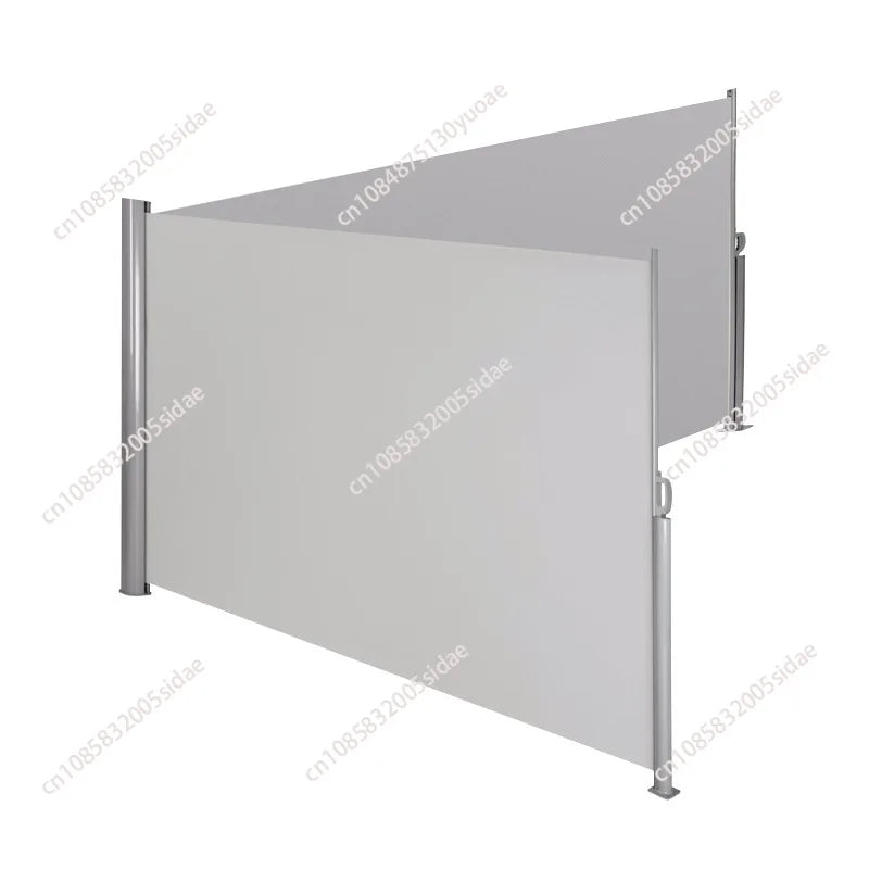 Full Aluminum Frame Privacy Screen Retractable Side Gazebos Canopy Suitable for Balcony Terrace Sun Protection Waterproof Tent S