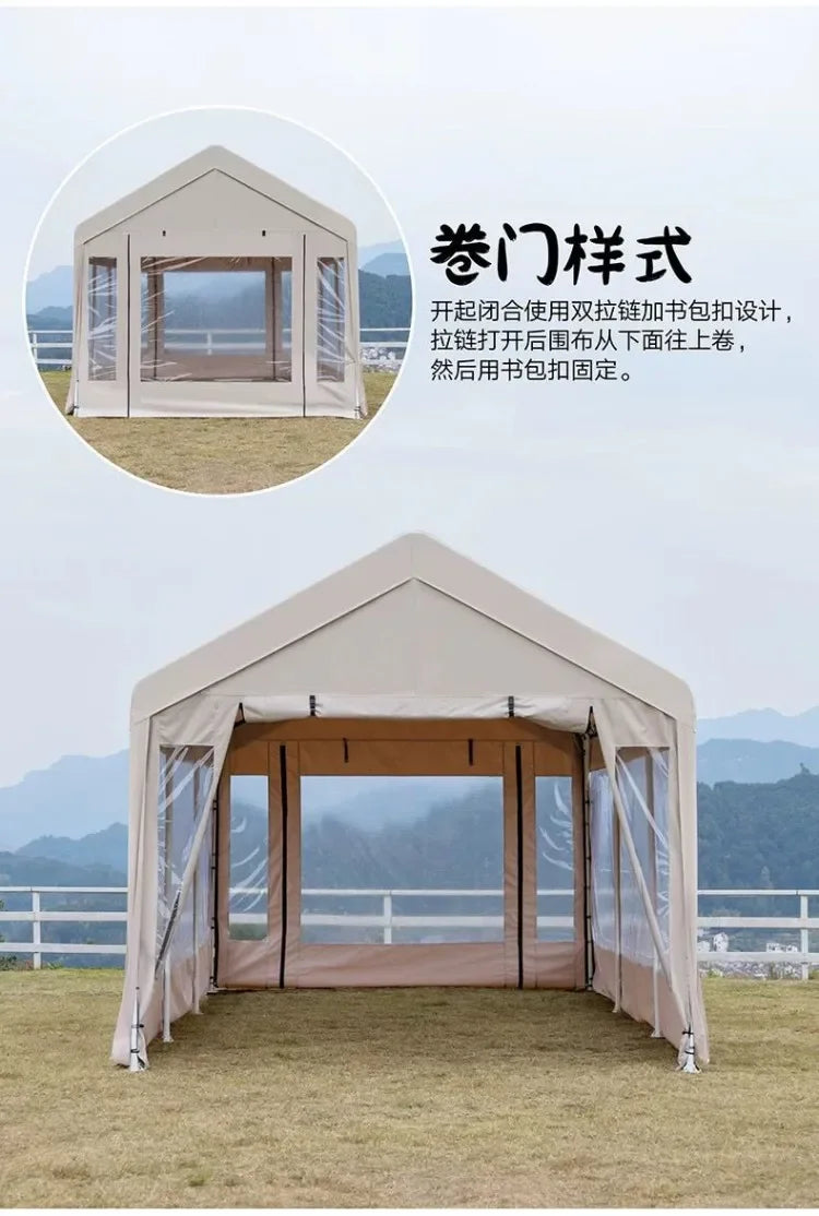 Large Event Tents, 6x3m, 6x4m, 6x5m Tents, Suitable for Camping, Night Markets, Events, Accommodating 12 to 30 People