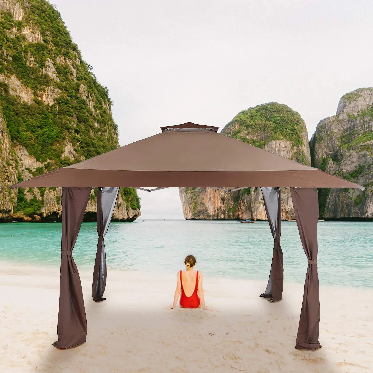 13x13 Pop Up Canopy Tent, Gazebo Shelter Sun Shade Canopies Patio Portable Popup Tents Outdoor, Customized