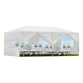Tente de réception de mariage 10x20' avec 6 parois latérales amovibles