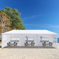 Tente de fête 10'x30', tentes extérieures pour événements de mariage avec 5 parois latérales amovibles, grand auvent, tonnelle robuste pour fêtes, Patio Bir